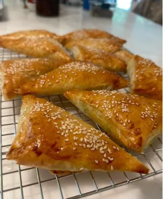 Fresh Aloo Paratha at Curries and Puffs Edmonton