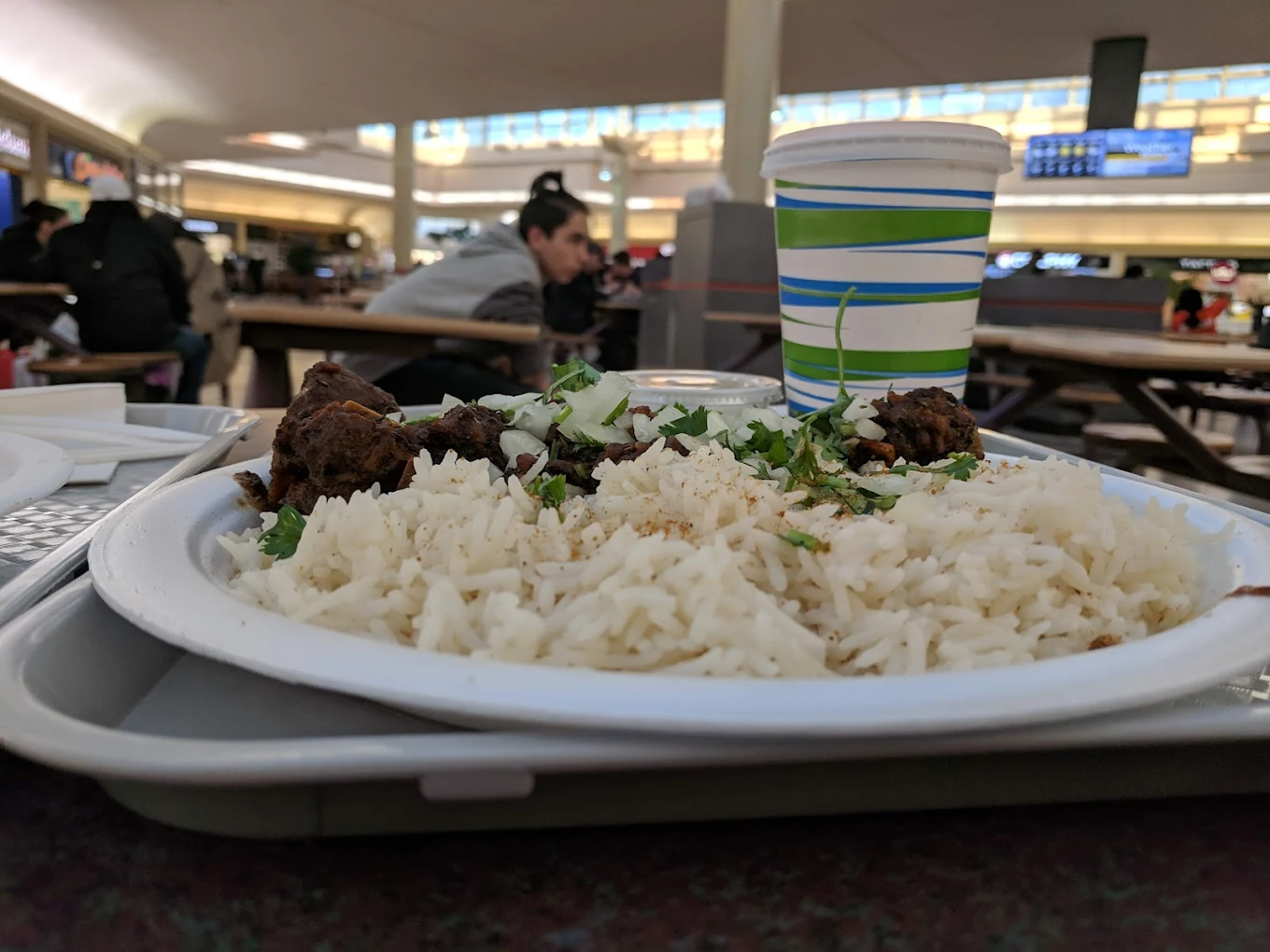 Chicken Biryani - aromatic rice at Curries & Puffs Mill Woods
